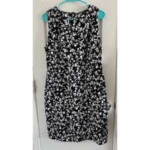 Black & White Floral Old Navy Dress